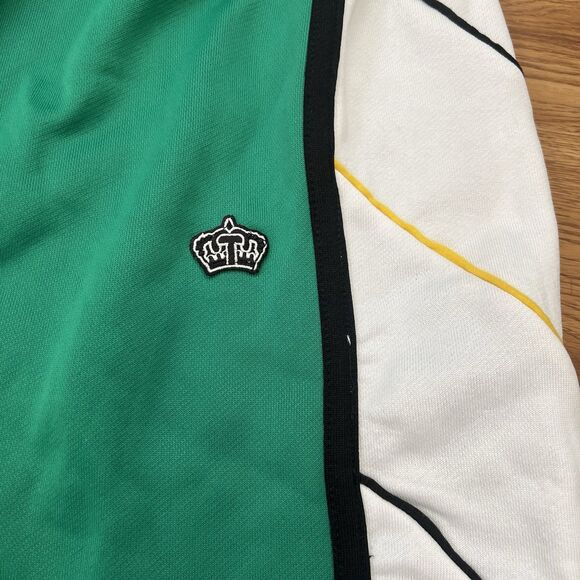 Troop Men’s Swingman Basketball Shorts Capoeira Green White Patched Sz XL - Picture 2 of 9